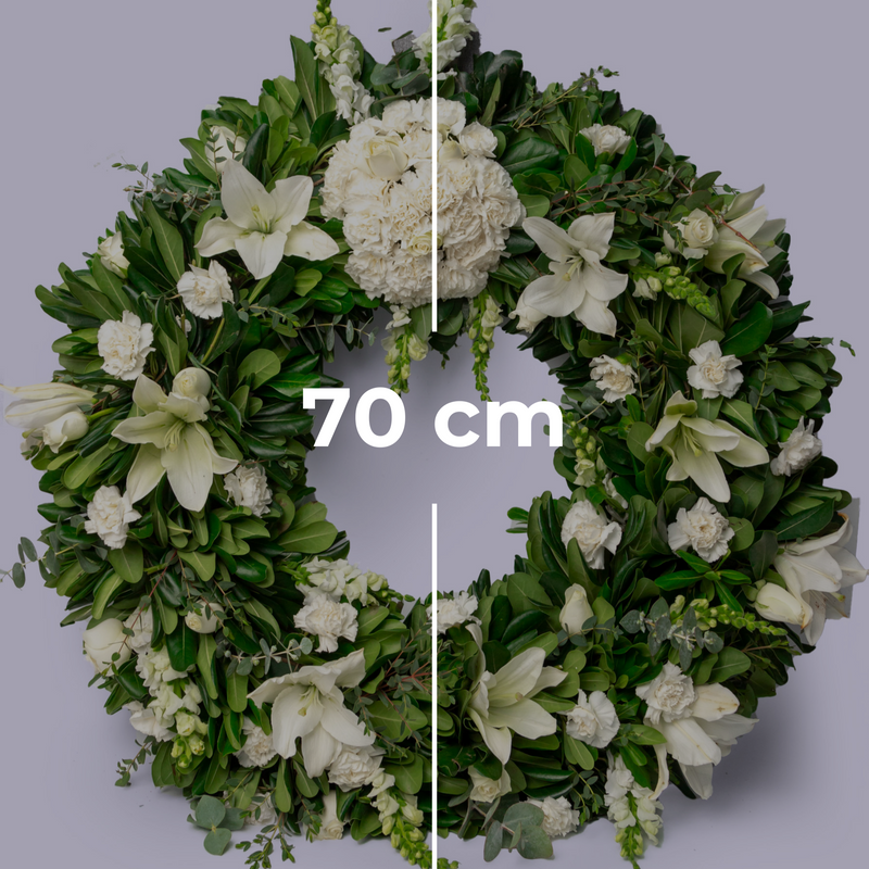 Corona Fúnebre Grande - Respeto Floral