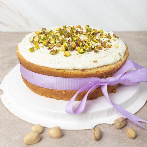 Pastel de Pistache - Chocolate Blanco y Pistache
