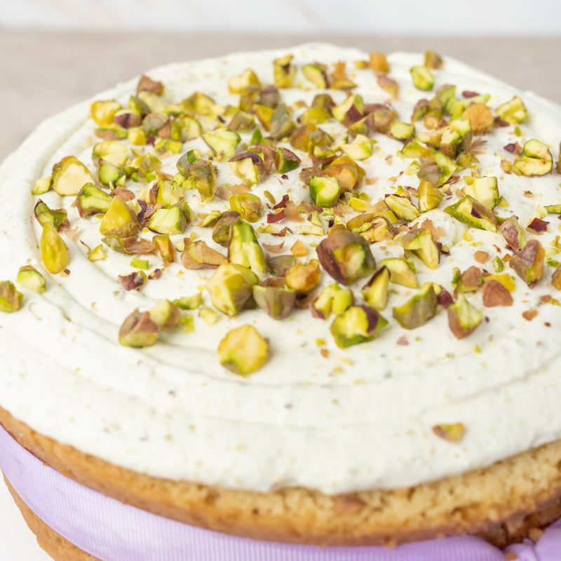 Pastel de Pistache - Chocolate Blanco y Pistache