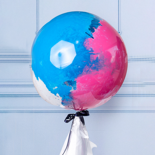 Globo - Azul y Rosa