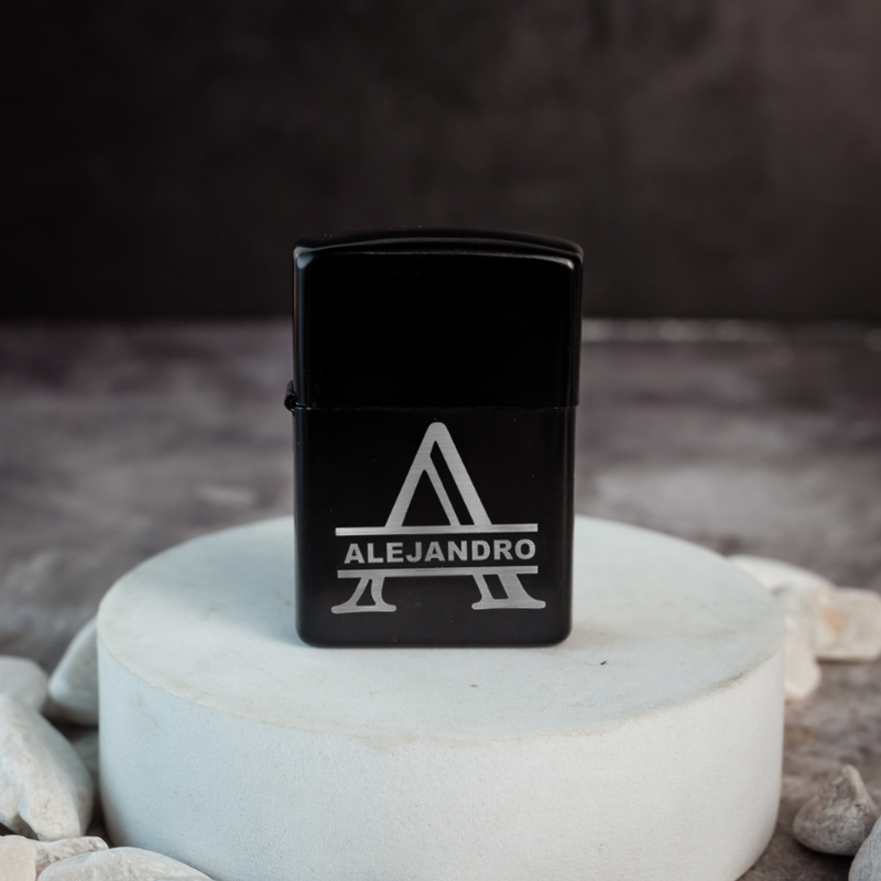 Encendedor Negro Personalizado
