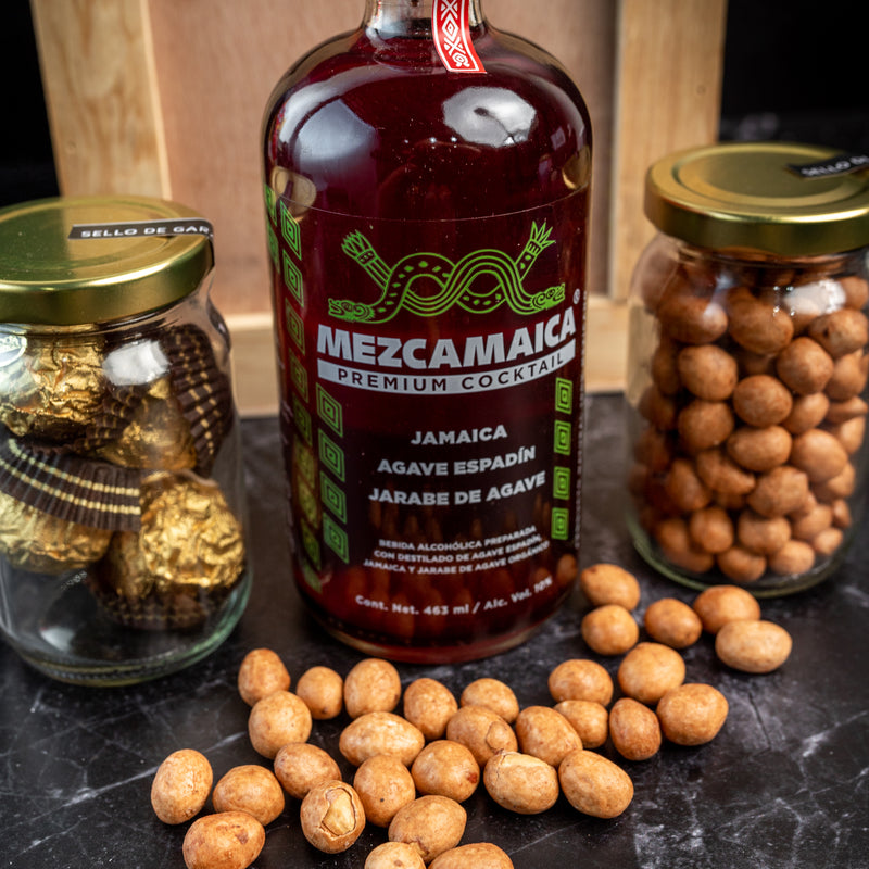 Kit Mezcamaica - Mezcal, Chocolates y Cacahuates