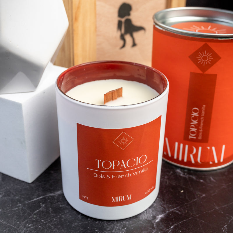 Kit Vela Mirium Topacio - con Suculenta