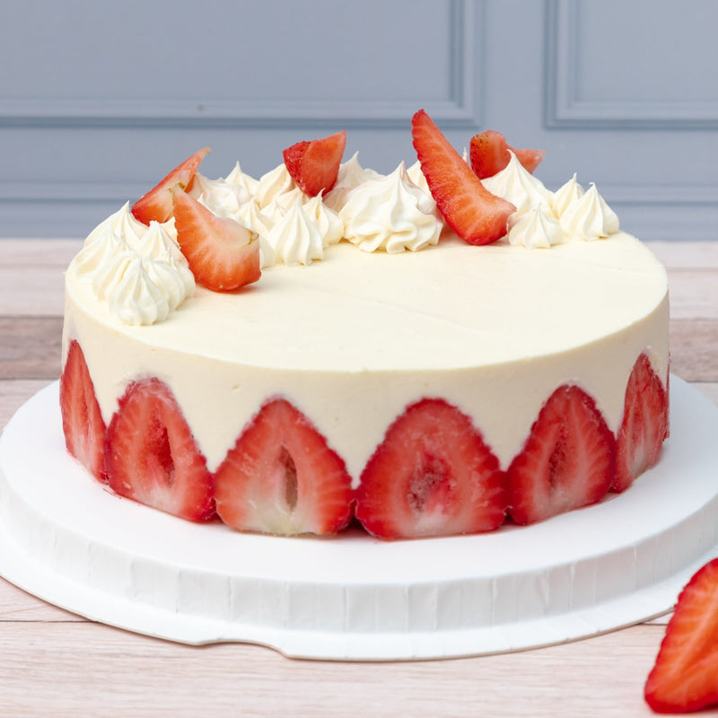 Pastel de Fresa - Chocolate y Queso Philadelphia