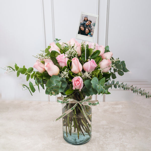 Foto Personalizada con Amanecer - Rosa Clarita