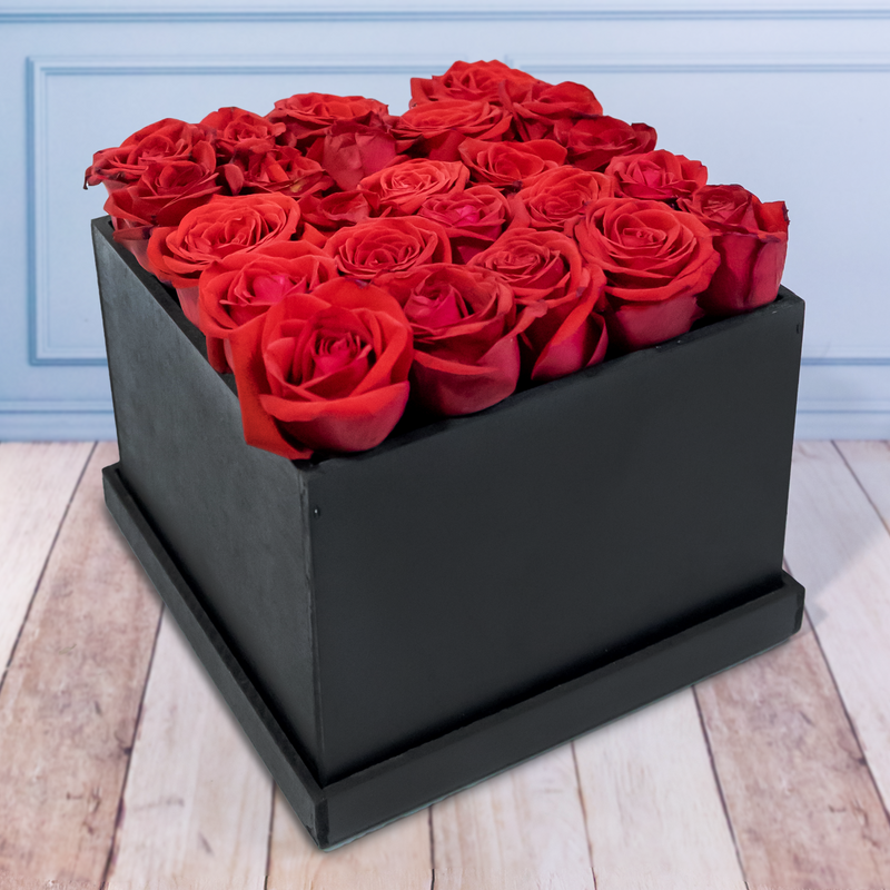 Mi Amor - Rosas Rojas en Caja