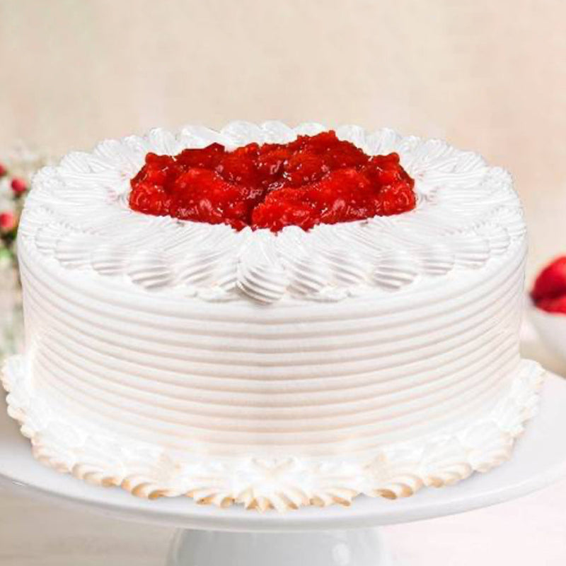 Pastel de Fresas - 15 personas
